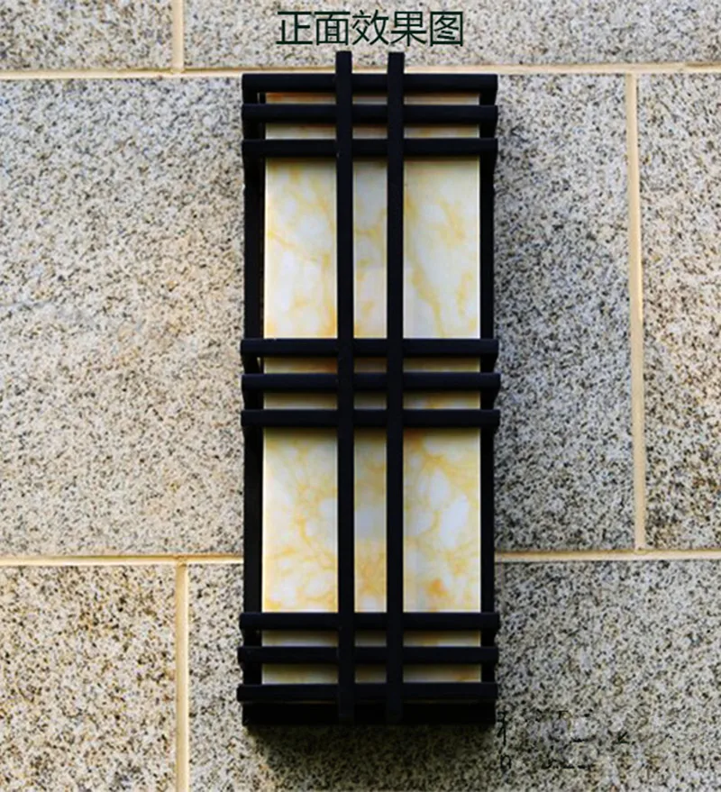Прихожая Led садовое освещение мраморный оттенок E27 железные наружные настенные