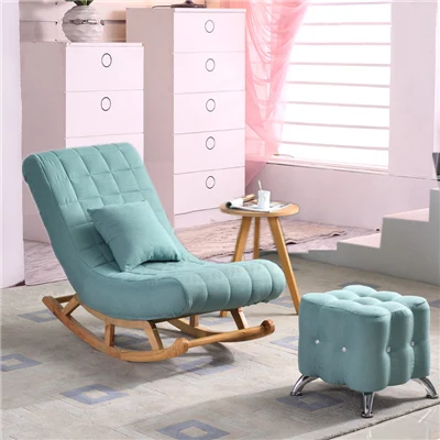 Луи мода мебель для гостиной один кресло-качалка Диван Европейский твердой древесины старый человек легко взрослый ленивый - Цвет: G5