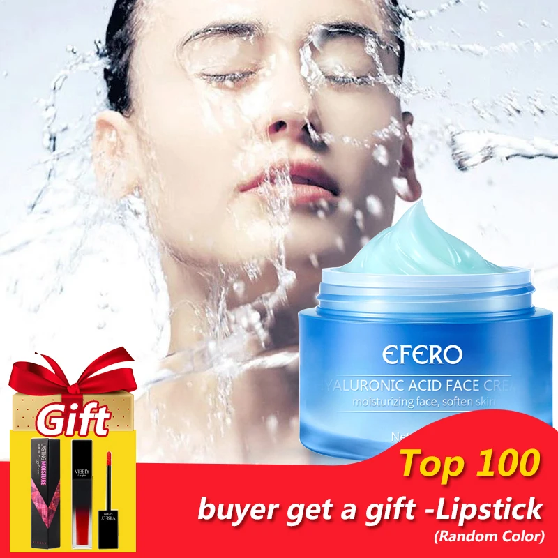 

Hyaluronic Acid Cream Essence Whitening Moisturizing Skin Day Cream Shrink Pore Remove Fine Lines Skin Care Repair Face Serum