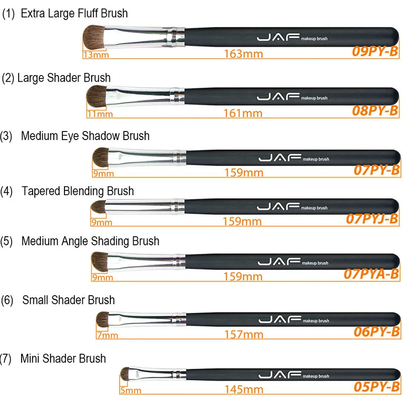 7Pcs Professional Makeup Brushes Cosmetic Tools Eye Shadow Brush Eye Shading Blending Beauty Essentials Brushes Set Kit (3)