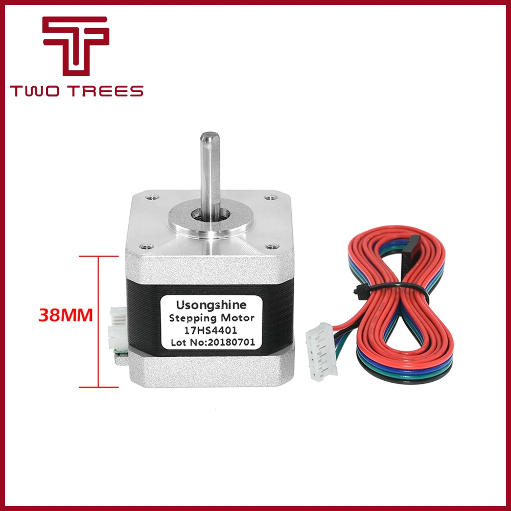 5 шт./лот 4-свинец Nema17(Национальная ассоциация владельцев электротехнических предприятий) шаговый двигатель 42 Мотор Нема 17(Национальная ассоциация владельцев электротехнических предприятий) двигатель 42bygh 1.5A(17HS4401) Используйте для 3D принтер и фрезерный станок с ЧПУ