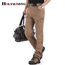 Мужская армейская одежда, тактические штаны, военная рабочая одежда, много карманов, армейские прямые брюки, S-5XL, размер 18658-5