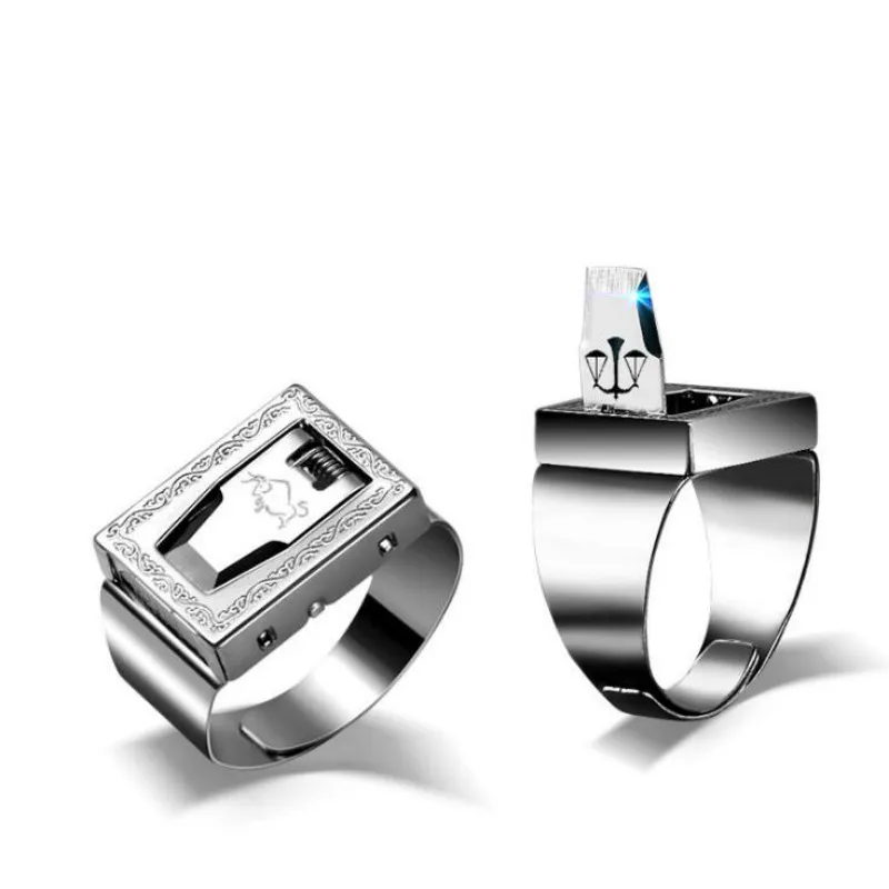 

New ring hand tattoo accessories self-defense anti-wolf ring girls night out security defense jewelry tools