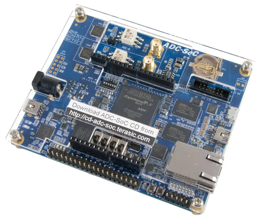 Для Friend crystal Cyclone V SE 5CSEMA4U23C6N ADC-SoC плата P0435 макетная |