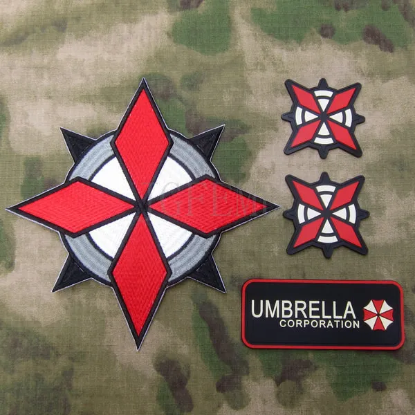 

Resident Evil Umbrella Corporation U.S.S Big Back Of The Body Embroidery patch Suit