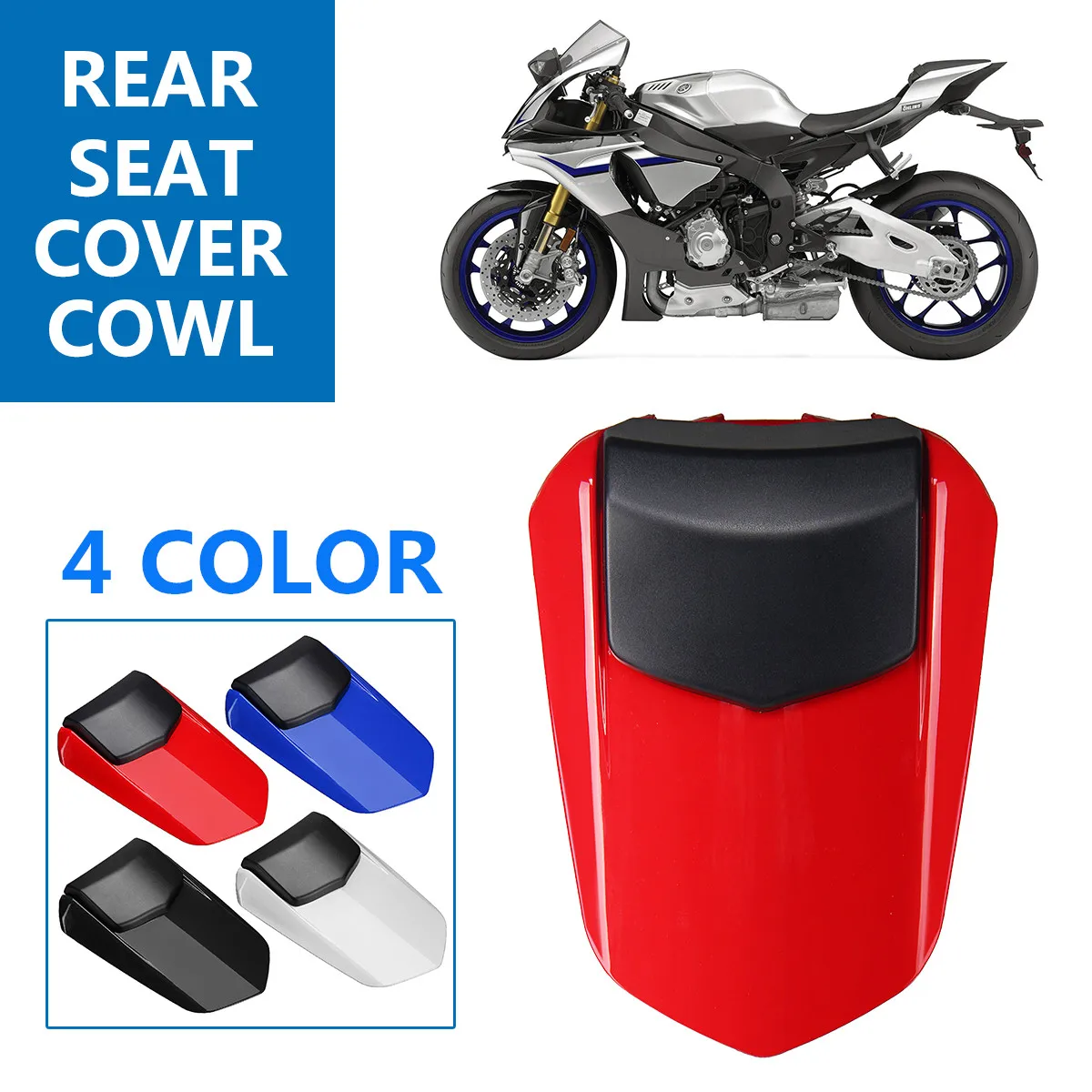 

Rear Seat Cowl Fairing Cover For Motorcycle For Yamaha YZF R6 2008-2016 2009 BS1 Solo Motor Seat Cowl Rear Covers Multi-color