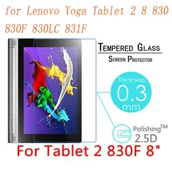 9 H закаленное стекло 3D для lenovo Yoga Tablet 2 8 дюймов 830 830F 830LC 831F защищают от царапин планшетный ПК ЖК-экран Защитная пленка