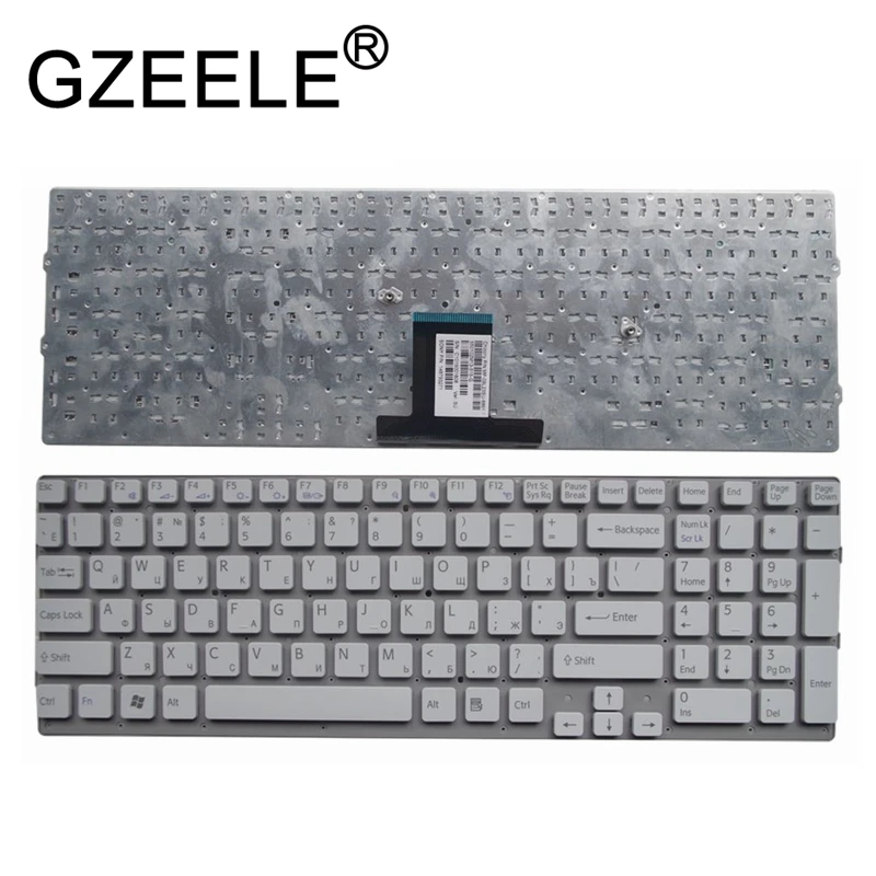 

GZEELE NEW For SONY VAIO VPCEB VPC EB VPCEB13EL V1116788 VCP-EB RU 148793271 15.5" Keyboard Russian White NO Frame