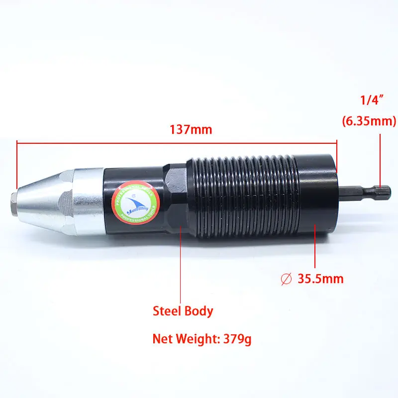 Высококачественная электрическая заклепка переходник распылителя 3.2mm-4.0mm-4,8mm-6,4mm беспроводные глухие заклепки адаптер клепальные инструменты