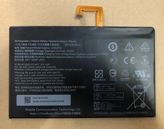 L14d2p31 аккумулятор lenovo