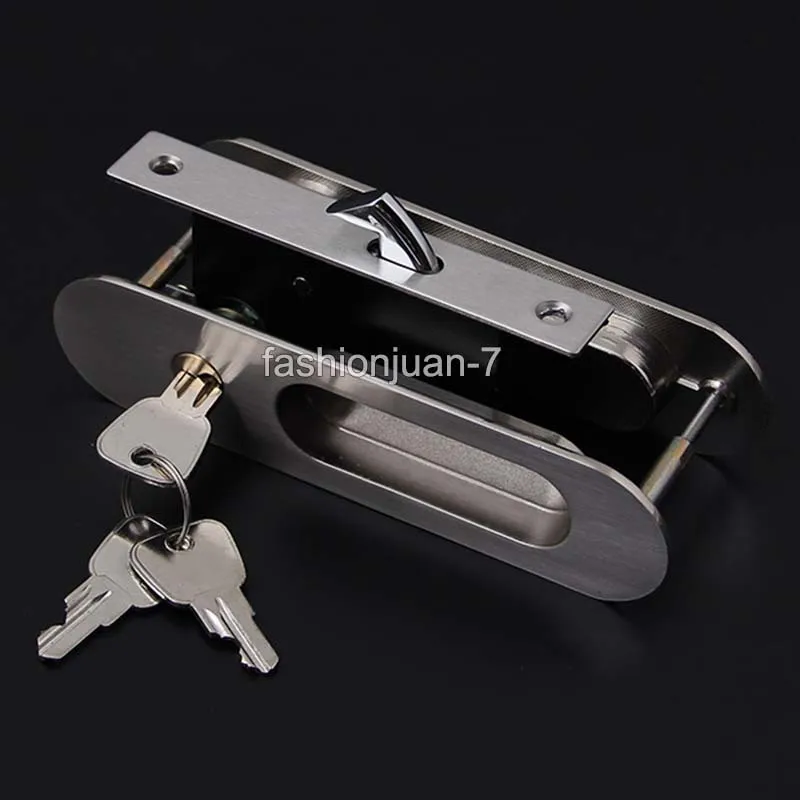 Brand New Security Sliding Door Locks Mortise HookBolt Lock Set with