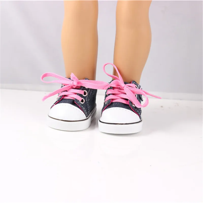 High Quality Doll Accessories New Baby Born Doll Jean Casual Shoes For 18