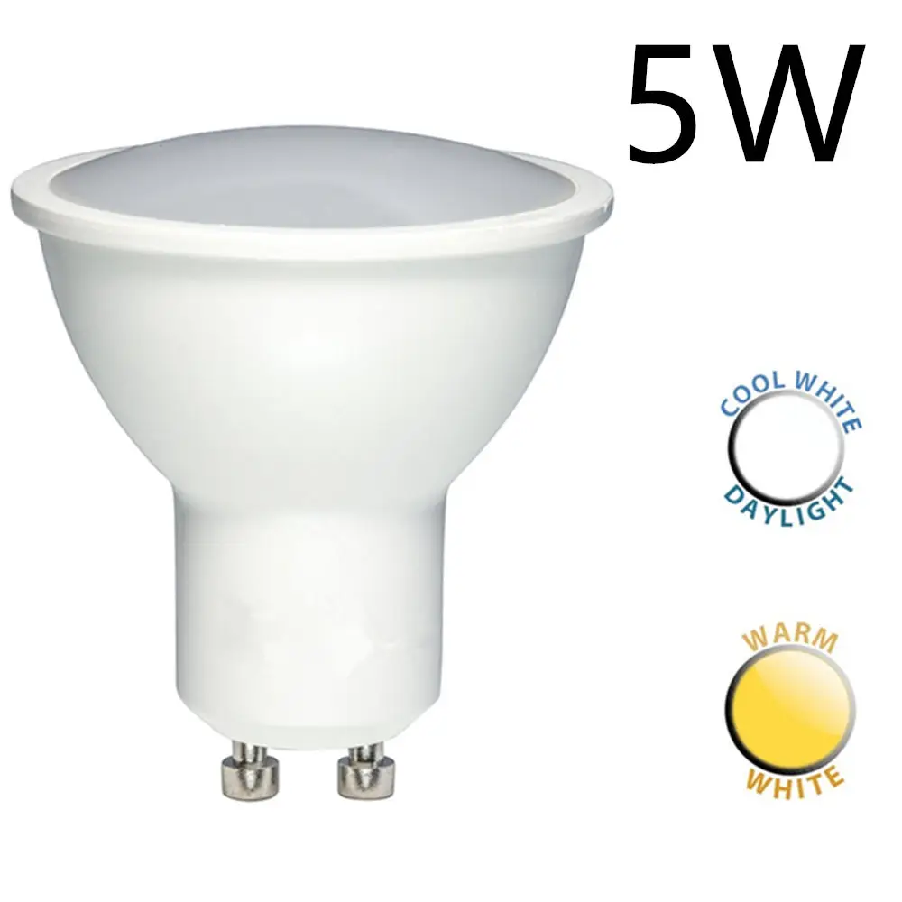 

led lamp bulb smd gu10 2835smd frosted cover 3W 5W 7W Bright GU10 Lampada LED Bulb