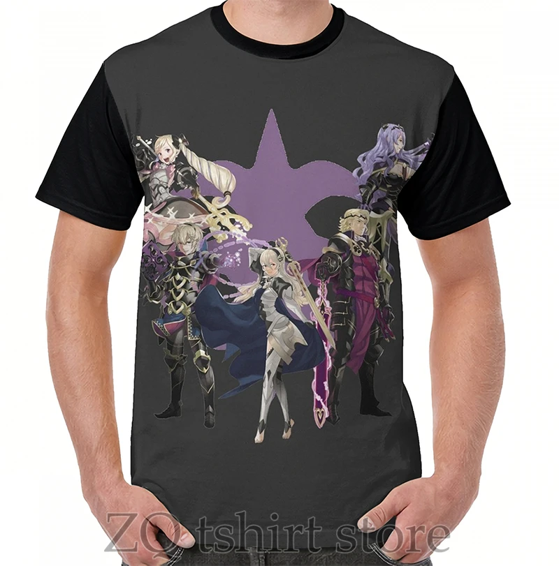 

Fire Emblem Fates - Nohr Graphic T-Shirt men tops tee women t shirt men funny print O-neck Short Sleeve tshirts