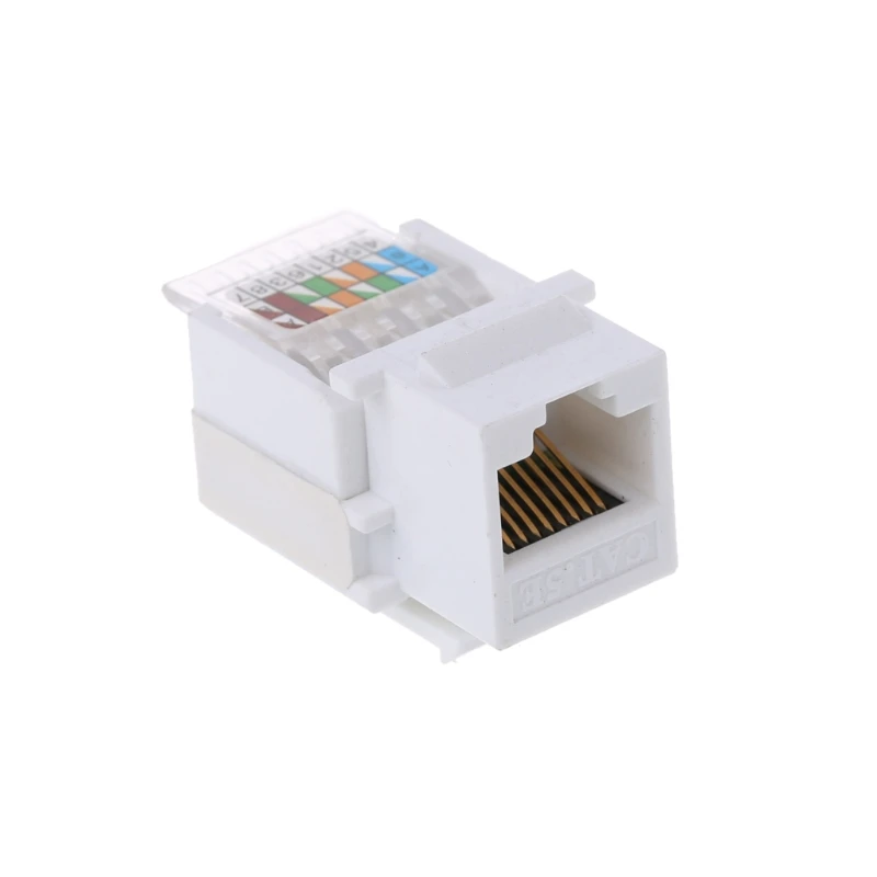New 5pcs CAT5E UTP Network Module Tool-free RJ45 Connector Cable Adapter FOR AMP hot