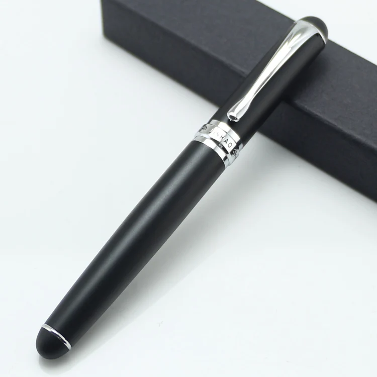 JINHAO 750 Роскошная шариковая ручка, черные и серебряные Канцтовары, школьные и офисные принадлежности, роскошные ручки для письма, подарок