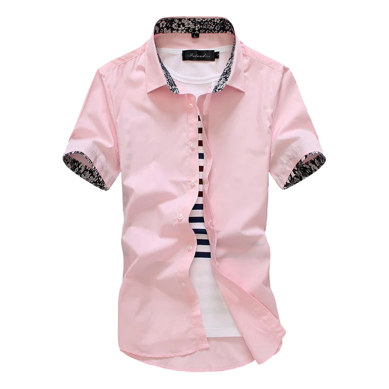 MarKyi 2017 الصيف قصيرة الأكمام الزهور رجل اللباس قمصان زائد حجم 5xl سليم صالح عارضة قميص الاجتماعي الرجال نوعية جيدة