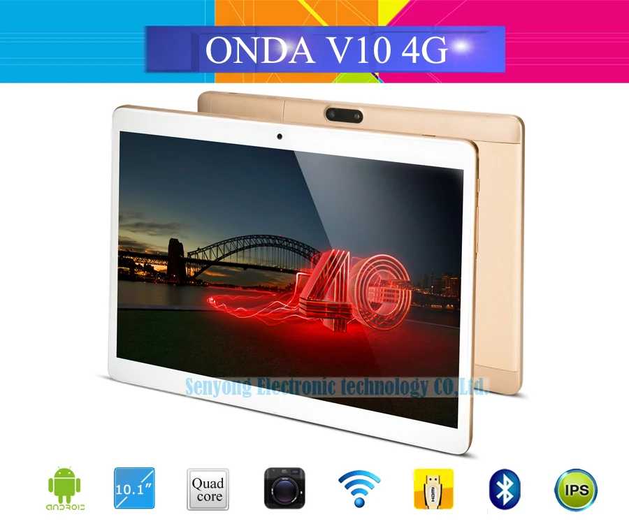Prix pour D'origine onda v10 4g appel téléphonique tablet pc 10.1 ''ips 1920*1200 Android 7.0 MTK6753 Octa Core Double Carte SIM GPS Bluetooth 2G/32G Prix pour D'origine onda v10 4g appel téléphonique tablet pc 10.1 ''ips 1920*1200 Android 7.0 MTK6753 Octa Core Double Carte SIM GPS Bluetooth 2G/32G