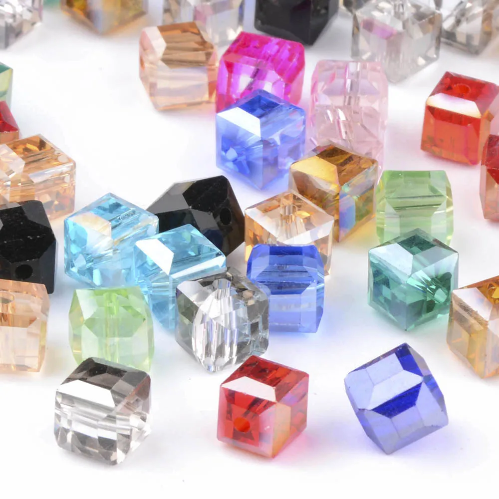 200 шт. высококачественные квадратные Австрийские хрустальные бусины|jewelry diy|austrian