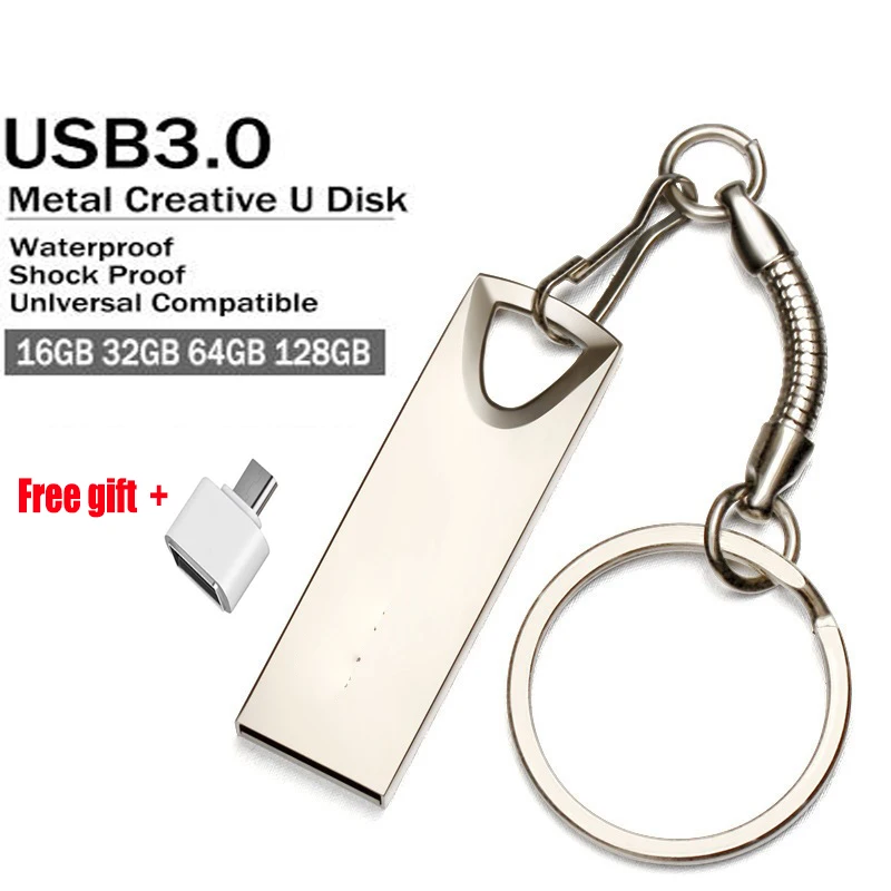 Новинка, USB 3,0, флеш-накопитель, 128 ГБ, USB флеш-накопитель, 128 ГБ, 64 ГБ, 32 ГБ, 16 ГБ, 8 ГБ, флешка, 256 ГБ, металлическая память, USB карта памяти