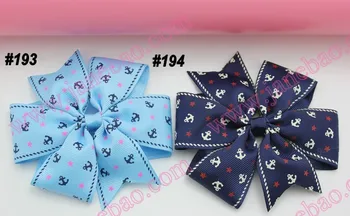 

free shipping popular 220pcs 4.5inch single layer pinwheel hair bows abby hair clips