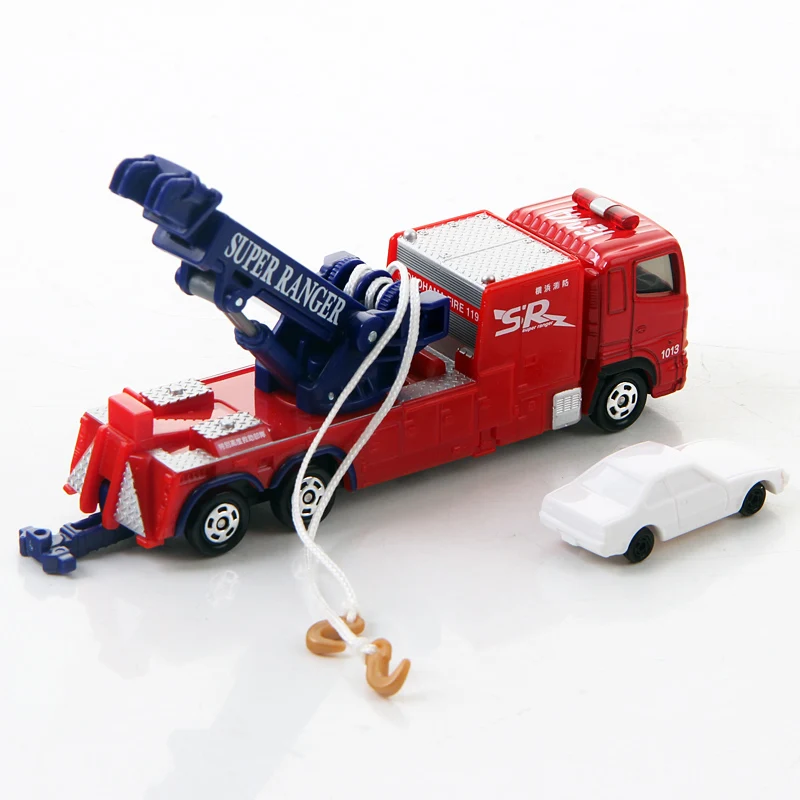 Takara Tomy Tomica 1/90 Yokohama City Fire Bureau супер Ranger мобильность Буксировка рабочий автомобиль грузовик 15 см#132