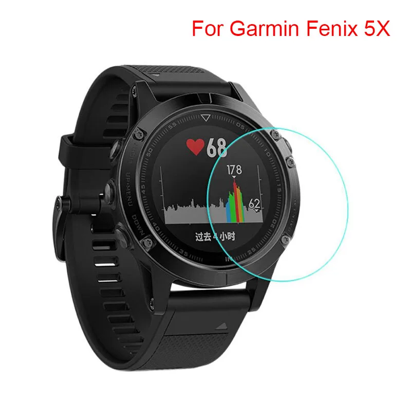 Мягкий силиконовый ремешок для часов Garmin Fenix 5, 6 силиконовых полос, 22 мм, быстро подходит для Garmin Fenix 5X3, 3 часа, ремешок 26 мм, ремешок для часов - Цвет: Tempered Glass