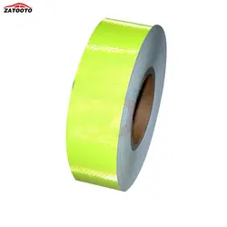 Zatooto (30 roll/lot) оптовая продажа 45 м * 5 см Детская Безопасность Светоотражающие Клейкие ленты патч и промышленных клей опасности Сигнальные