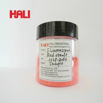 

red orange fluorescent pigment,orange red fluorescent powder,nail powder,item:HLP-8004,widely used in many area.