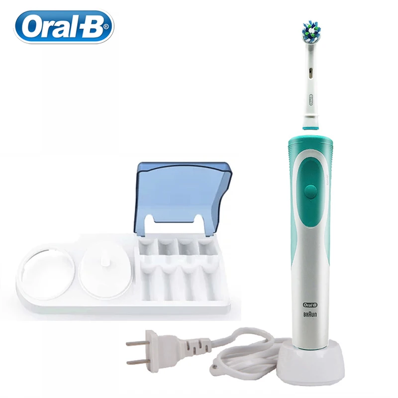Электрическая зубная щетка для зубных щеток с двумя чистыми зубными щетками