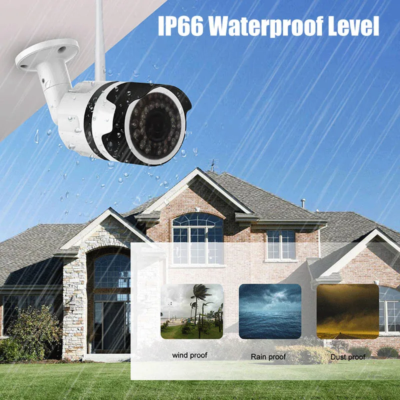 На открытом воздухе видеокамера с Wi Fi HD 1080 P Беспроводной IP Камера 3 6 мм