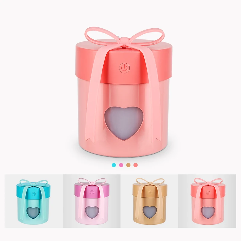 3 in 1 Aroma Essential Oil Diffuser Ultrasonic Gift box Humidifier Air Purifier LED Night Light USB Fan Car air freshener