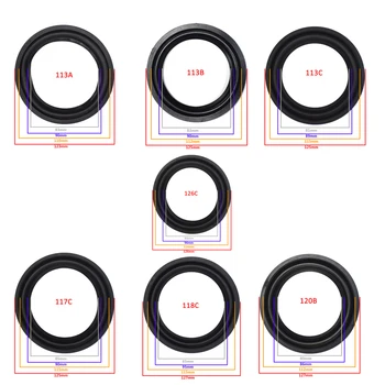 

5 inch Rubber Speaker Surround Edge Woofer Repairing Folding Edge Subwoofer Ring DIY Repair Accessories Speaker Suspension