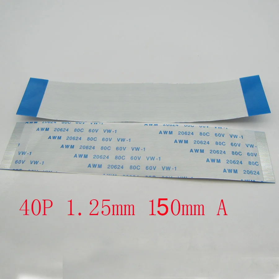 100 шт Новый FFC FPC 10pin 16 P 19pin 40pin плоский гибкий кабель 1 25 мм Шаг Длина 15 см 21 200 250 ленты
