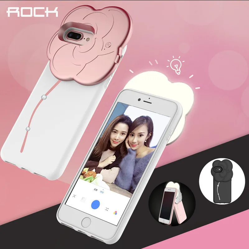 imágenes para ROCA Autofoto Llevó la Caja Ligera para el iphone 7/7 plus/6/6 s/6 s plus, Rhinestone caso Autofoto con Flash de luz Led imágenes para ROCA Autofoto Llevó la Caja Ligera para el iphone 7/7 plus/6/6 s/6 s plus, Rhinestone caso Autofoto con Flash de luz Led