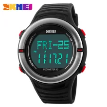 SKMEI мужские спортивные часы Шагомер калорий часы мужские часы 2 будильник уличный Топ бренд Digtal мужские часы relogio masculino 1111