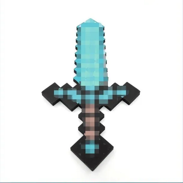 Minecraftのおもちゃminecraftの泡ダイヤモンド剣つるはし斧シャベル銃evaモデルおもちゃギフトおもちゃ用キッズ誕生日クリスマスギフト Minecraft Toys Model Toytoys Minecraft Aliexpress