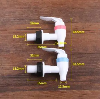 

Water Dispenser Parts Water Nozzle cold and hot one pair plastic faucet screw type