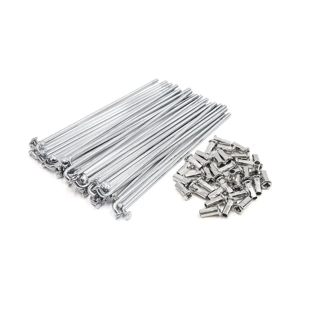 

uxcell 36pcs 3.7mm Thread Diameter 160mm Length Motorcycle Wheel Spokes w Nipples