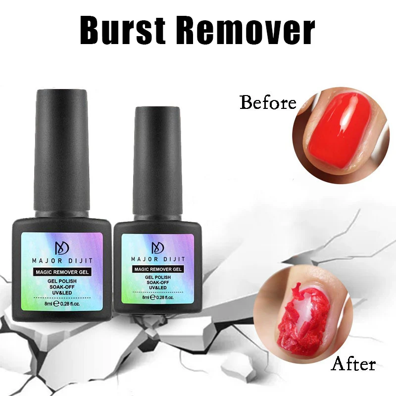 

Burst Remover Nail Gel Remover 8ml UV Nail Gel Polish for Manicure Art SSwell