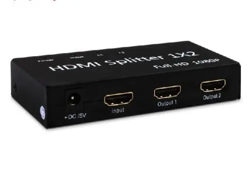 HDMI сплиттер 1x2 Порт усилитель для 1080P 3D HDTV HDCP1.4 Blue RAY|amplifier testing|amplifier djamplifier mp3 |