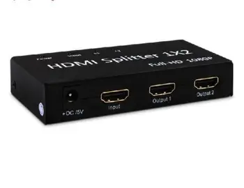 

HDMI Splitter 1 x 2 Port Amplifier For 1080P 3D HDVD HDTV HDCP1.4 Blue-RAY