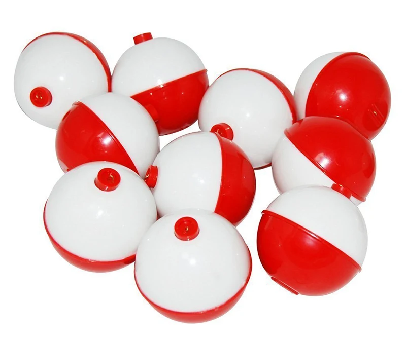 5 pcsLot Fishing Bobber Hard Plastic ABS Snap on Float Push Button Round Luya Floats Fish Tackle Accessories Size11.52 Inch (8)