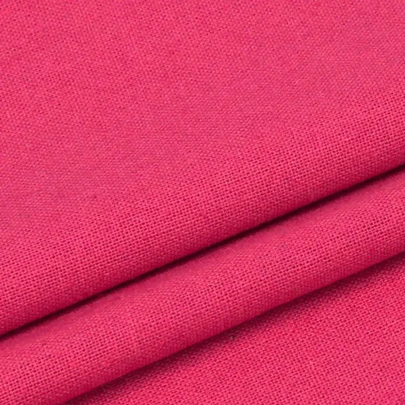 140 см в ширину белье чистых тонов ткань сплошной цвет зеленый розовый синий белый серый желтый черный одежда ткань домашнее ремесло ткань - Цвет: Rose Red