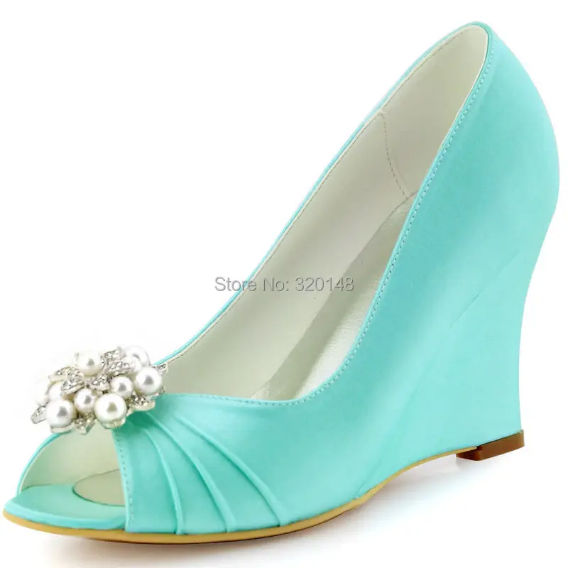 ivory wedge pumps