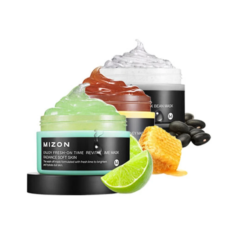 MIZON Enjoy Fresh On Time Mask 100ml Facial Mask Face Care (Lime