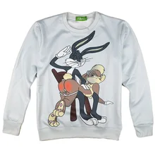 Freies Verschiffen! mode 3D Cartoon Frauen Männer Sweatshirts Bugs Bunny Looney Tunes harajuku hoodies Pullover plus größe S-XXL