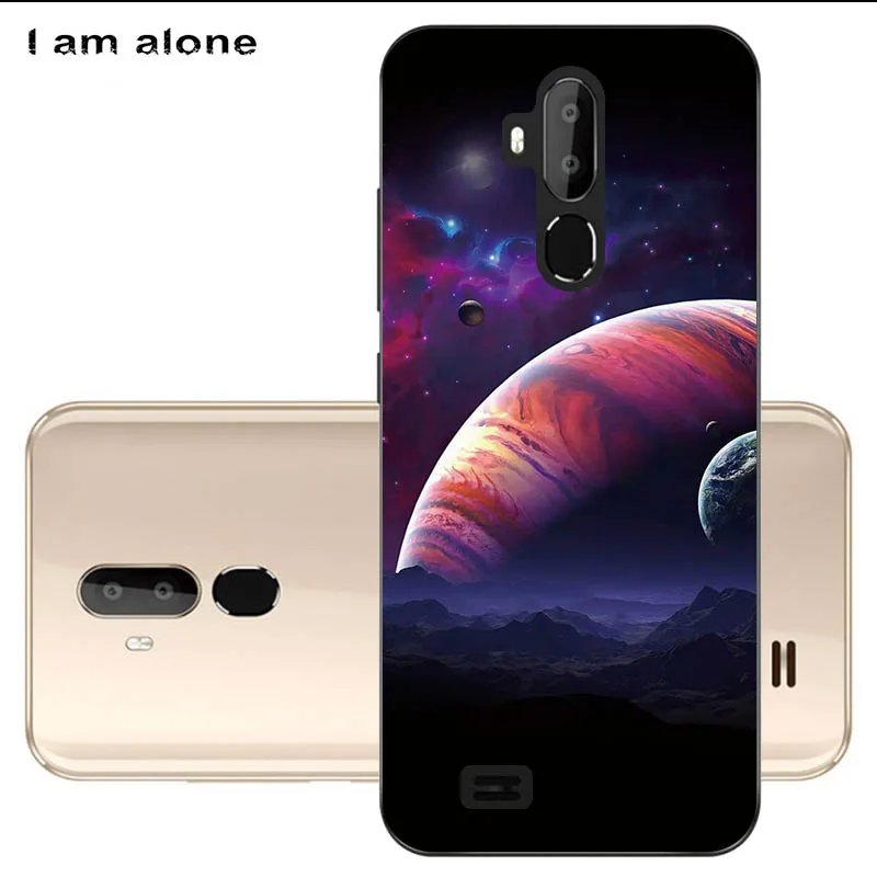 Чехлы для телефонов I am alone для Oukitel C12 Pro, 6,18 дюймов, модные чехлы из мягкого ТПУ для мобильных телефонов с цветочным рисунком для Oukitel C12 Pro - Цвет: Black TPU U35