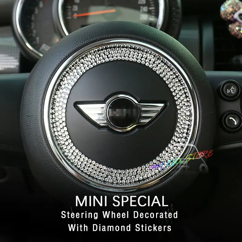Стайлинг автомобиля для Mini cooper S F56 F55 F60 R55 R56 R57 R61 R60 рулевое колесо со стразами