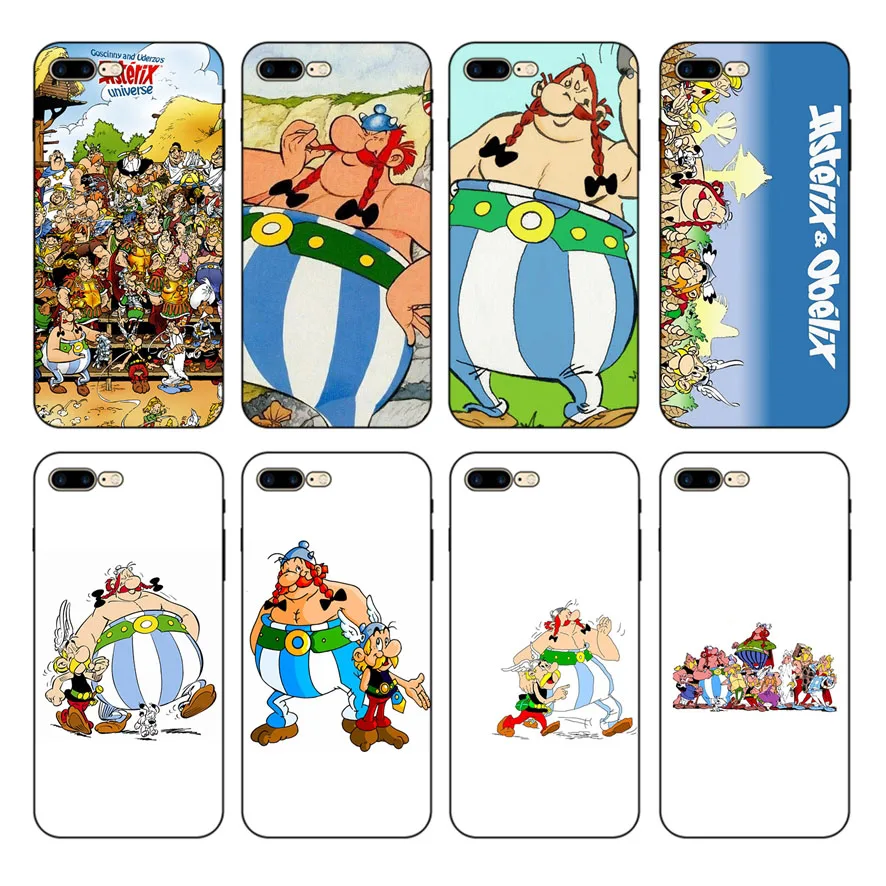 IMIDO Asterix и Obelix чехлы для iPhone Apple 7plus 8plus 6plus X XS max XR 5 5S 6 7 8 чехол телефона|Бамперы| |